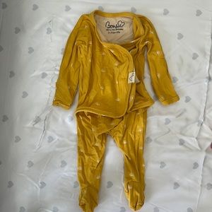 Bonsie Baby Skin to Skin Footie in Sunrise